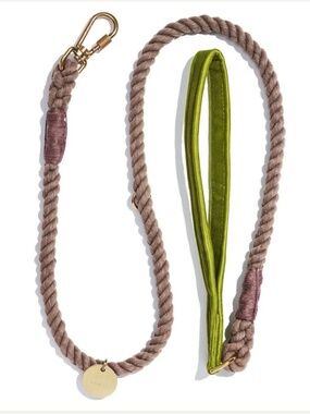Found My Animal Moss Washable Velvet Leash size large